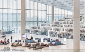 کتابخانه غول‌پیکر قطر، بهشتی ادبی با بیش از یک میلیون کتاب